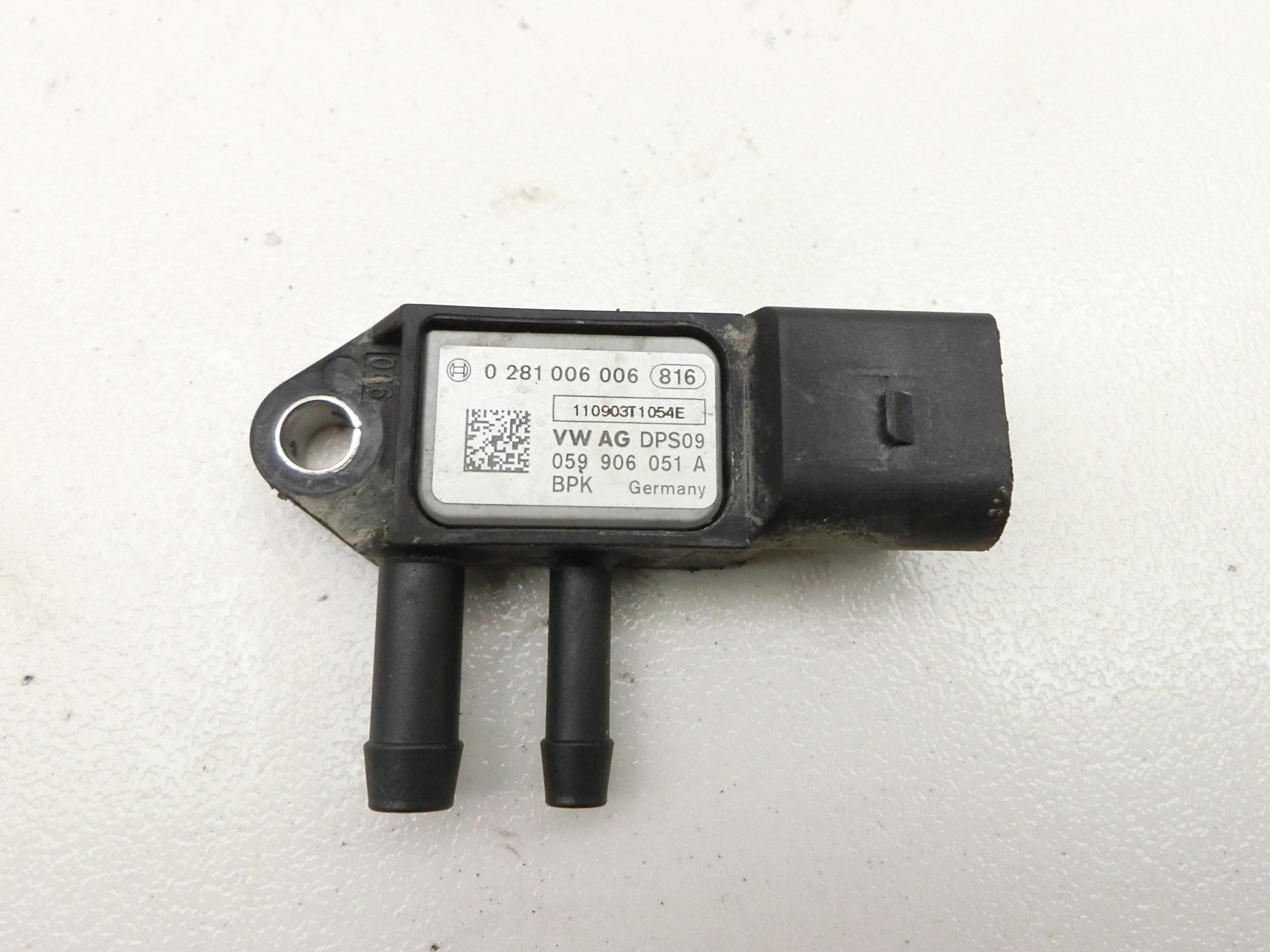 Differenzdruckgeber Differenzdrucksensor Abgasdrucksensor Sensor Abgasdruck  für Phaeton 3D TDI 3,0 176KW 059906051A 0281006006